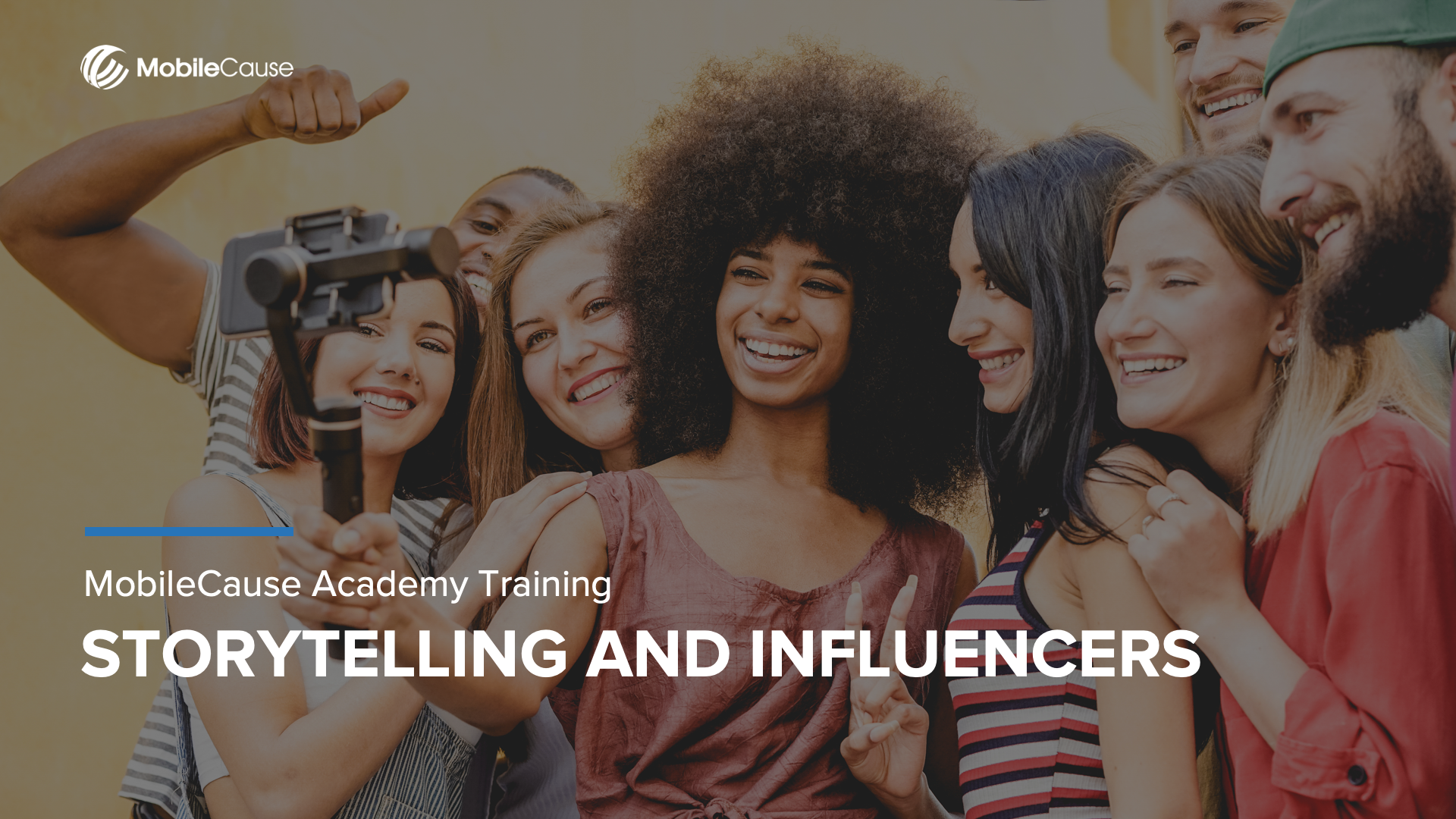 Storytelling and Influencers Title Slide