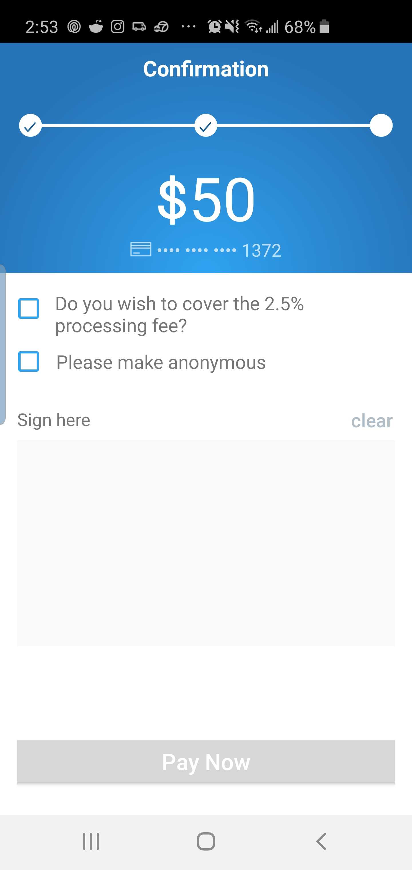 Android Donor Questions