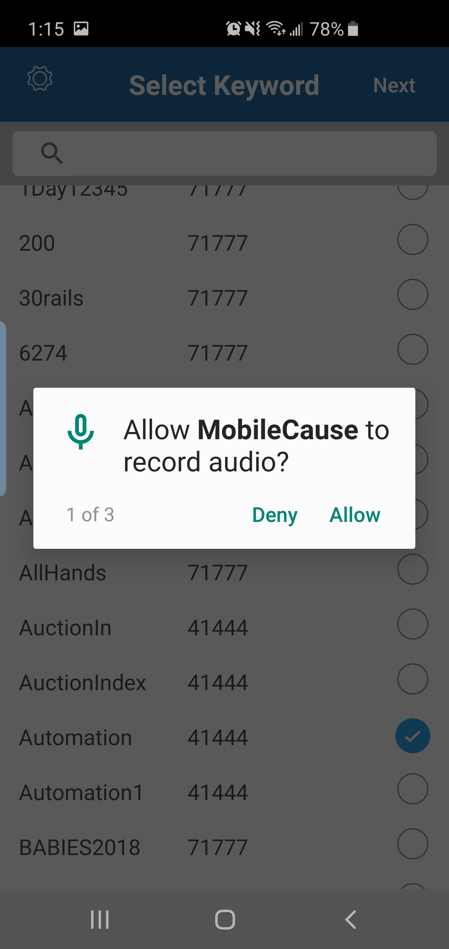 Android Record Audio