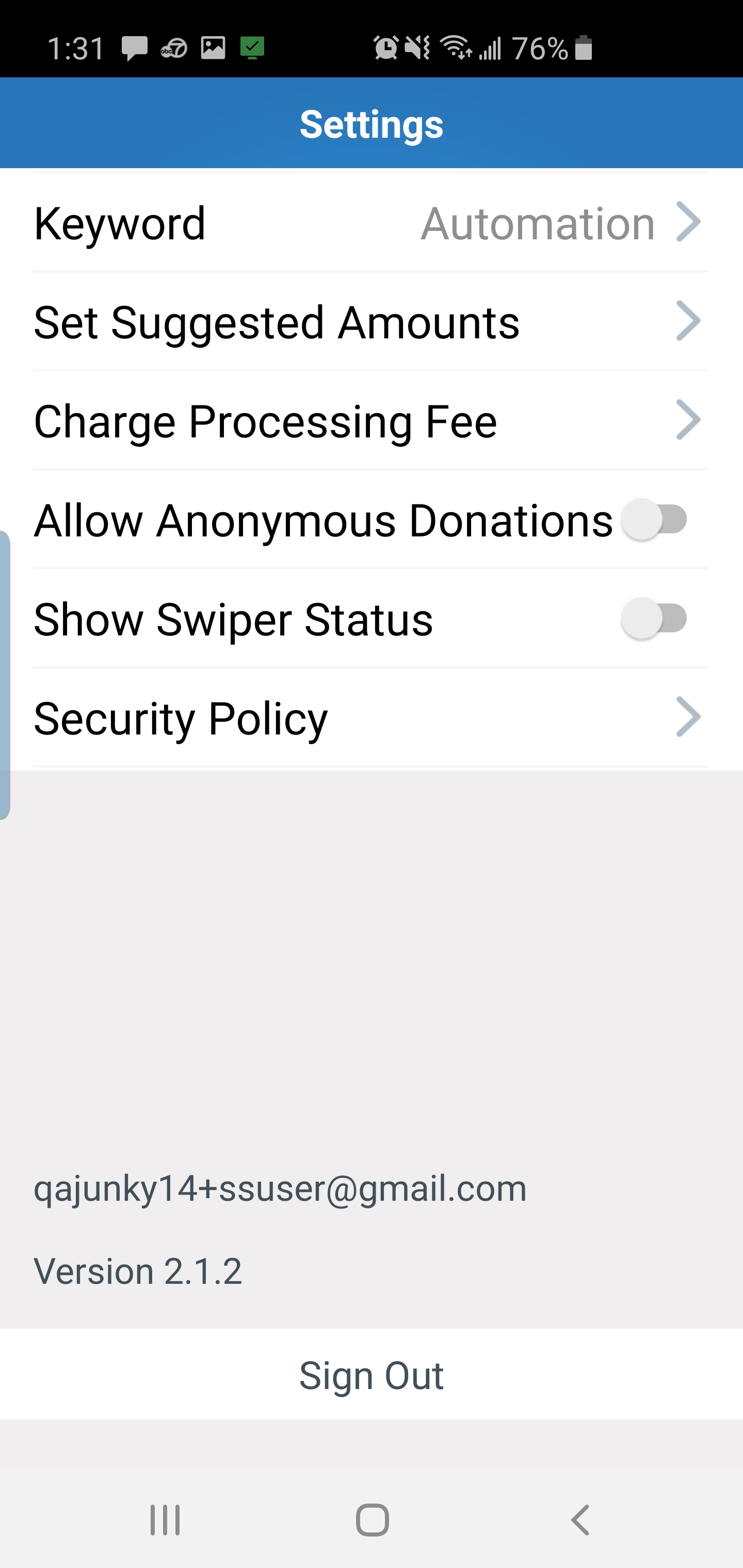 Android Settings