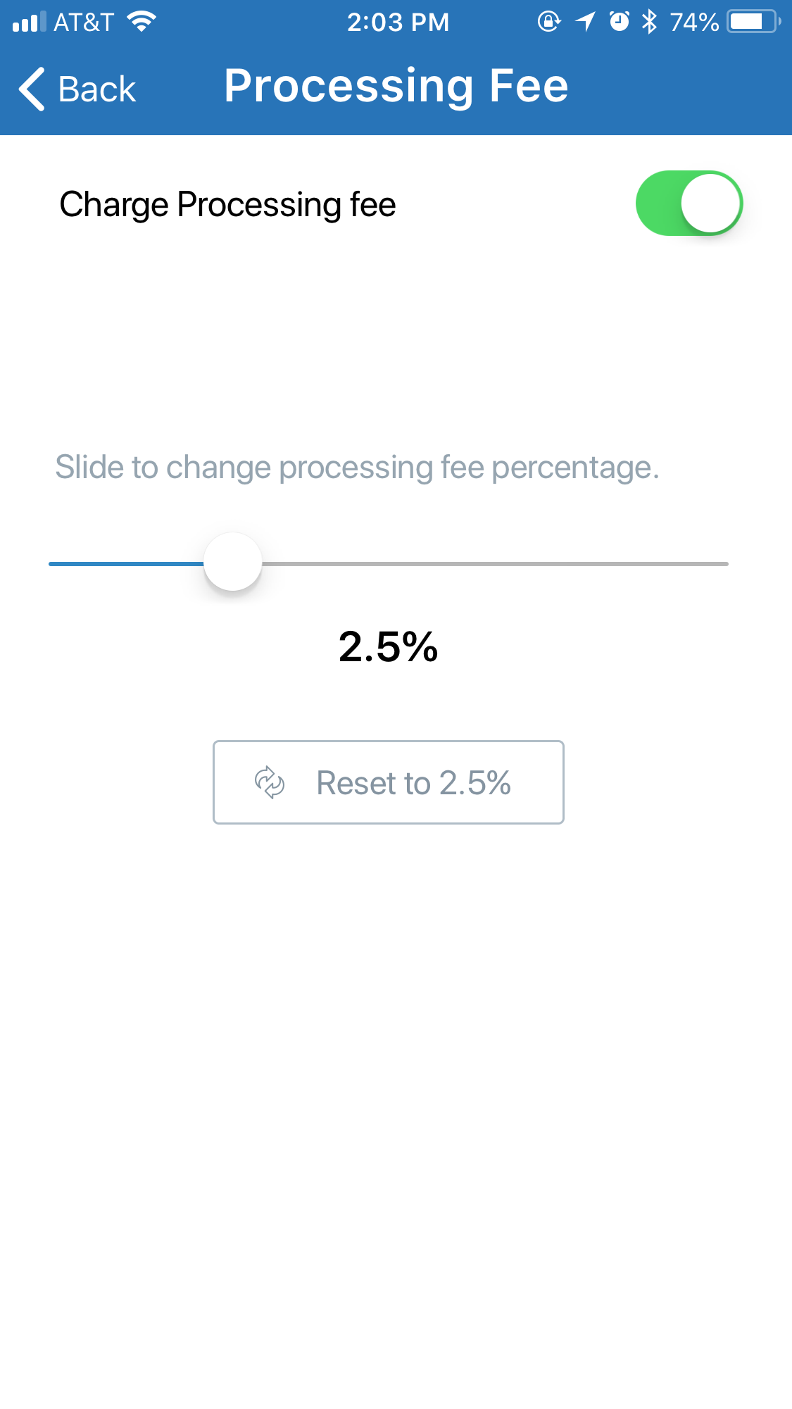 Apple Charge Processing Fee