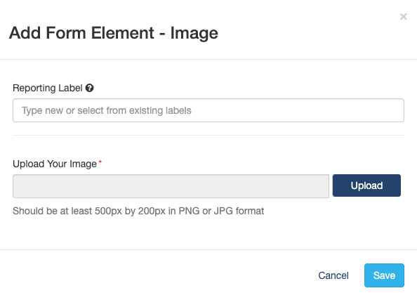 Add Form Element - Image