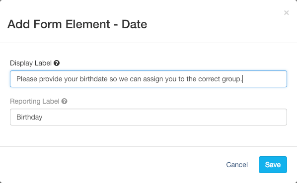 Date Element