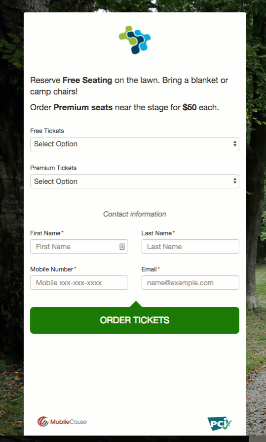 Payment Section Visibility Example