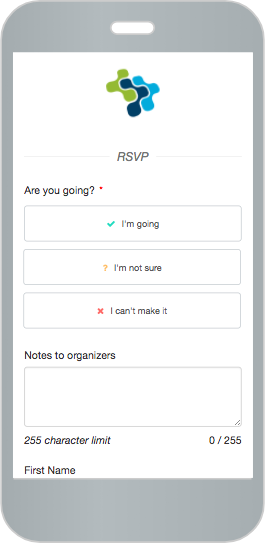 RSVP Mobile Example Choice