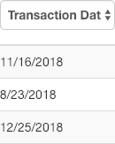 Transaction Date