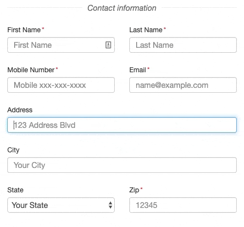 Auto Address