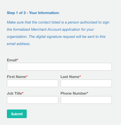 Application Form Step 1