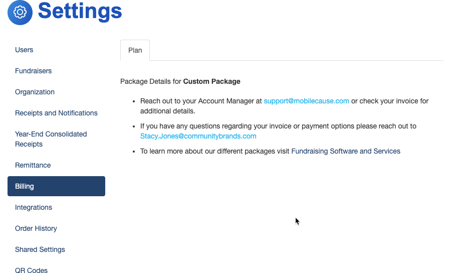 Billing