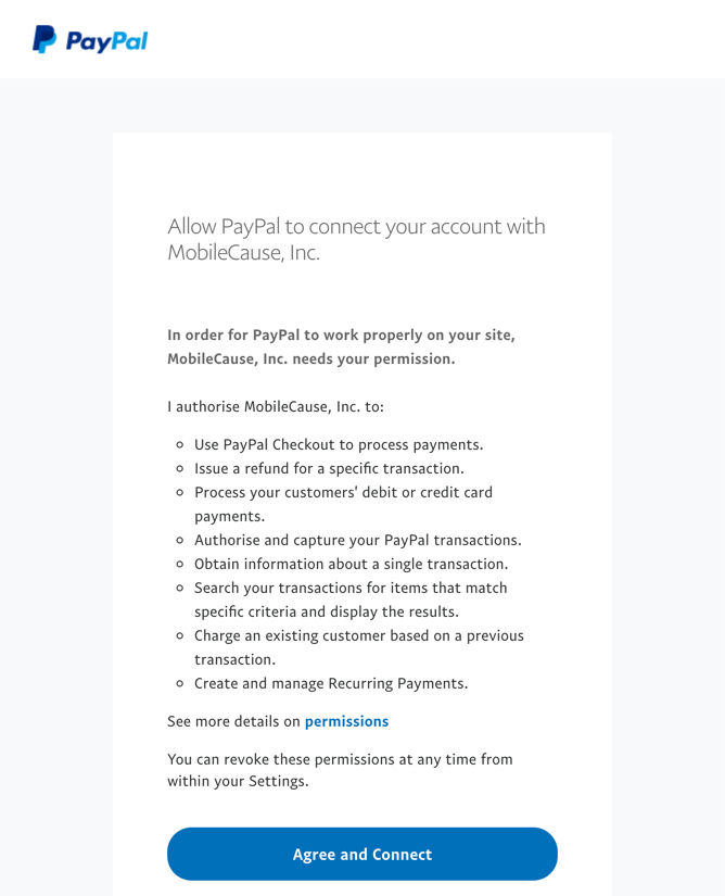 PayPal Agreement