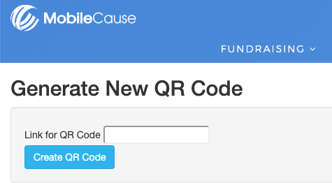Settings - Generate New QR Code - Custom