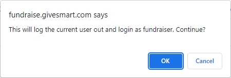 Log Out - Warning Dialog