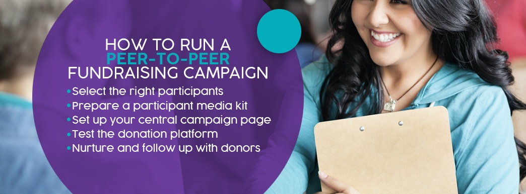 how to run a peer to peer fundraising campaign