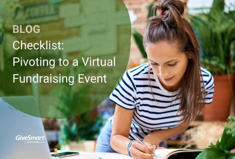 Checklist for pivoting to a virtual event