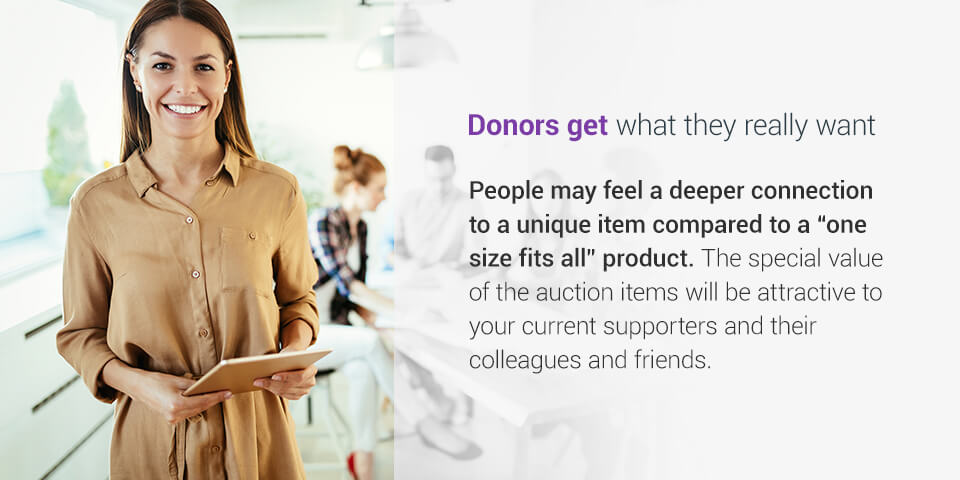 Donors get what they really want