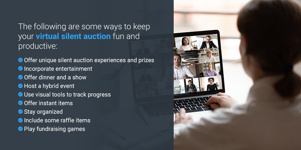 How to make the most of your virtual silent auction