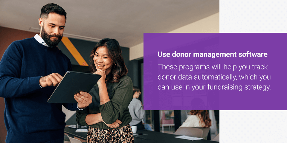 use donor management software