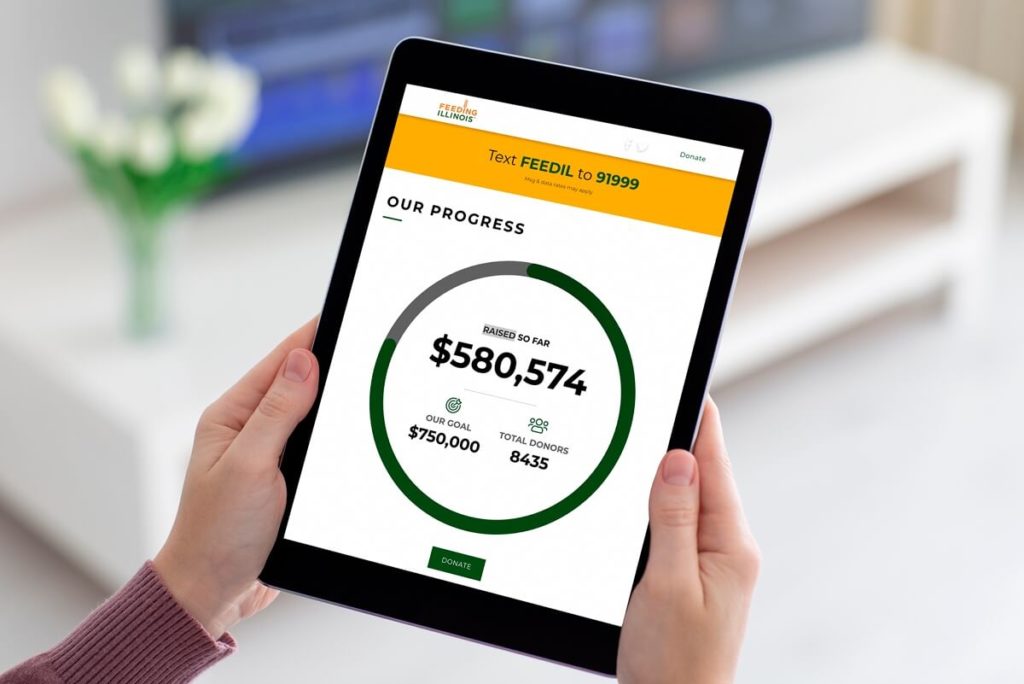 Feeding Illinois Progress toward Fundraiser Goal