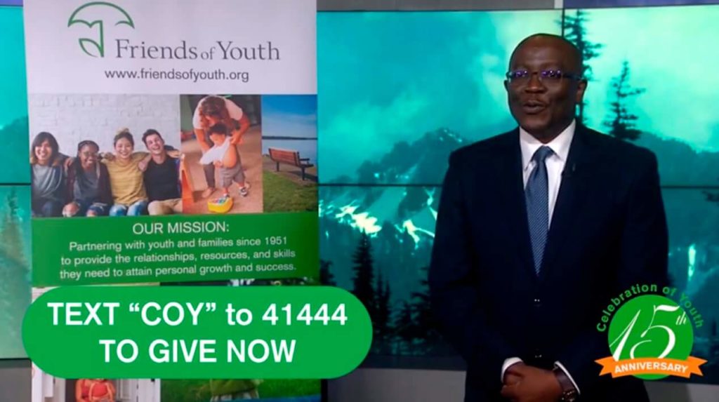 Friends of Youth prerecorded their live fundraising event and livestreamed it through Facebook Live