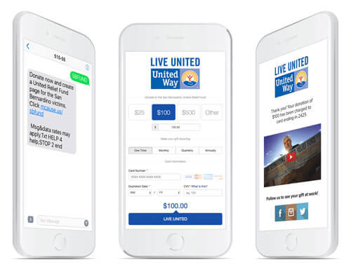 Live united mobile pages