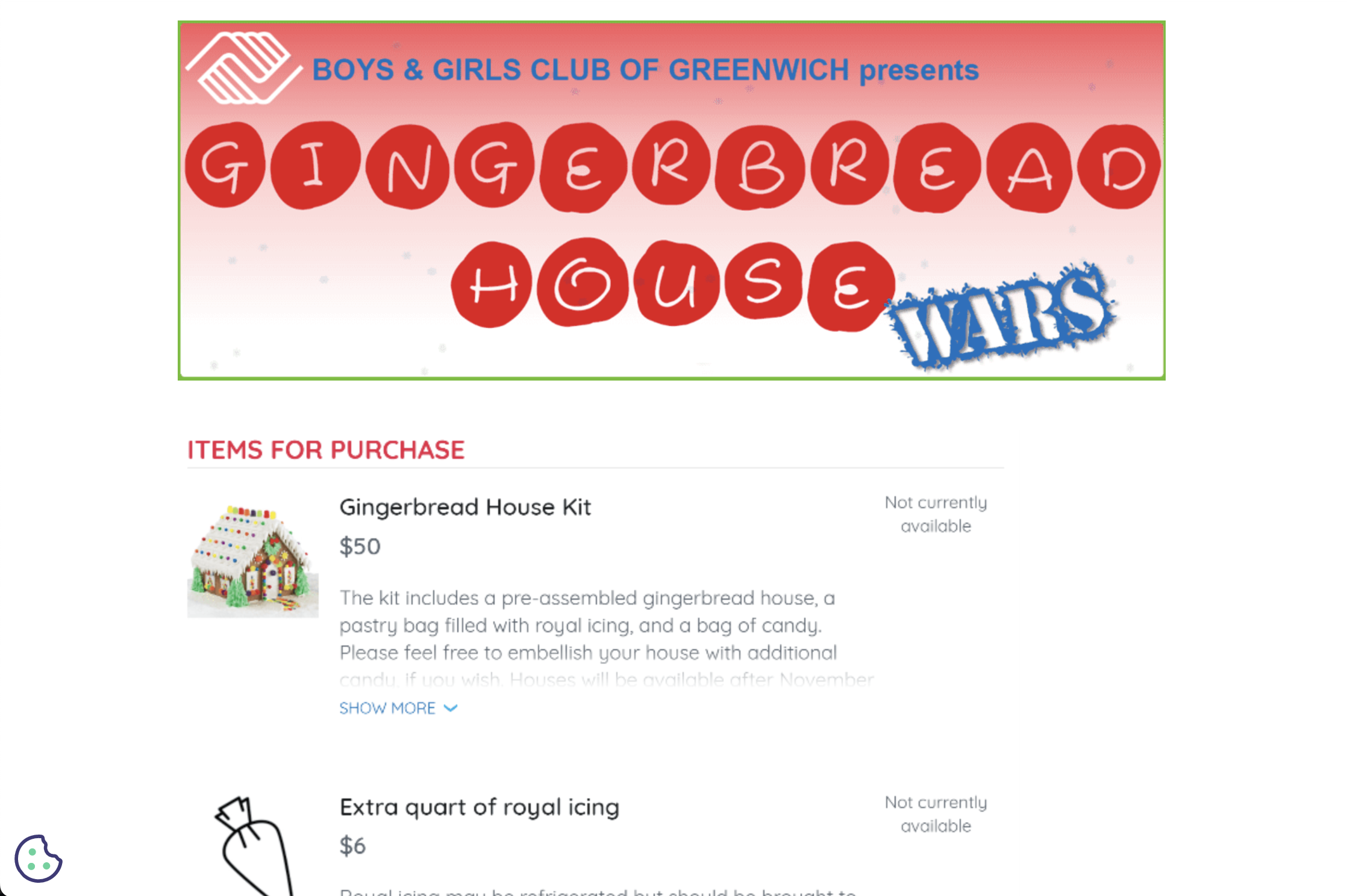 Boys & Girls Club of Greenwich — Gingerbread House Wars