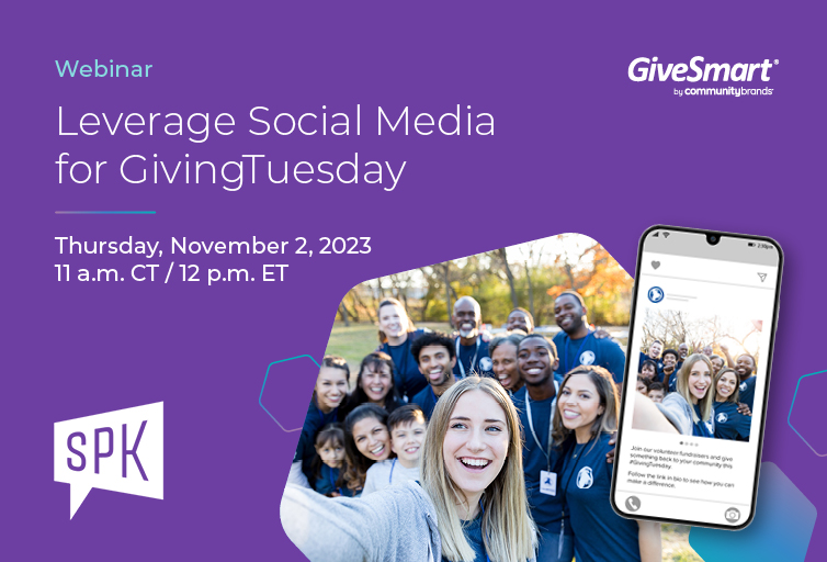 GiveSmart webinar Leverage Social Media for GivingTuesday